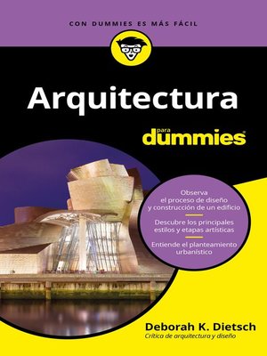 cover image of Arquitectura para Dummies